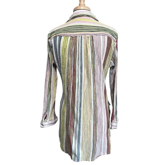 Ivy Jane Women's M Popover Tunic Top Blouse Boho Peasant Retro 70s Look - Picture 5 of 7